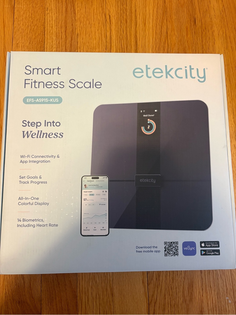 Etekcity HR Smart BMI Apex Fitness Scale